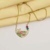 Perzische messing ketting minimalistisch Amin model Mah
