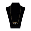 Stalen Ketting Cheshm Nazar – Artistiek Boze Oog - Goud