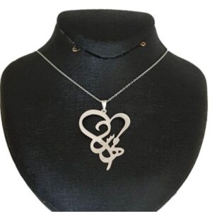 Zilveren naamketting Mahsa – Farsi Kalligrafie