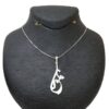 Zilveren naamketting Mona – Farsi Kalligrafie
