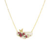 Perzische messing ketting minimalistisch Morghe Amin Mahdokht