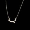 Zilveren naamketting Leyla – Farsi Kalligrafie