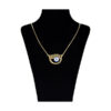 Artistieke Boze Oog Ketting – Goudkleurig RVS - Cheshm Nazar