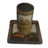 Artistieke Aardewerk Mok – Decoratief met Onderzetter, Masey Model