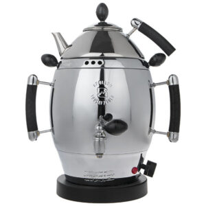 Elektrische stalen samovar theemaker met gladde afwerking 5 liter