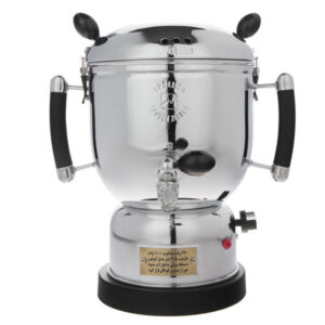 Elektrische stalen samovar theemaker met gladde afwerking 5 liter