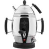 Elektrische stalen samovar theemaker met gladde afwerking 5 liter