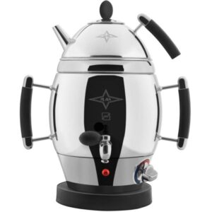 Elektrische stalen samovar theemaker met gladde afwerking 5 liter