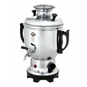 Elektrische stalen samovar theemaker met gladde afwerking 5 liter