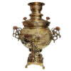 Perzische Brass Samovar Decoratieve Houtskool Theemaker 6-Liter