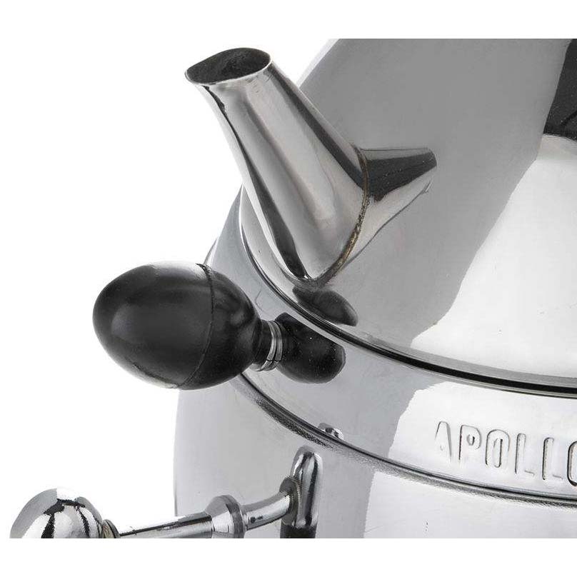 Elektrische stalen samovar theemaker met gladde afwerking 5 liter