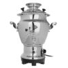 Perzische Elektrische Samovar - Messing Zilverkleurig - 7 Liter