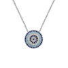 Artistieke Zilveren Ketting – Cheshm Nazar Boze Oog