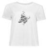 Perzische Katoenen Witte T-Shirt Model Gedicht — Verfijnde Perzische Calligraphy Schrift