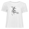 Perzische Katoenen Witte T-Shirt Model Sama — Geïnspireerd door Perzische Poëzie, Calligraphy Kunst