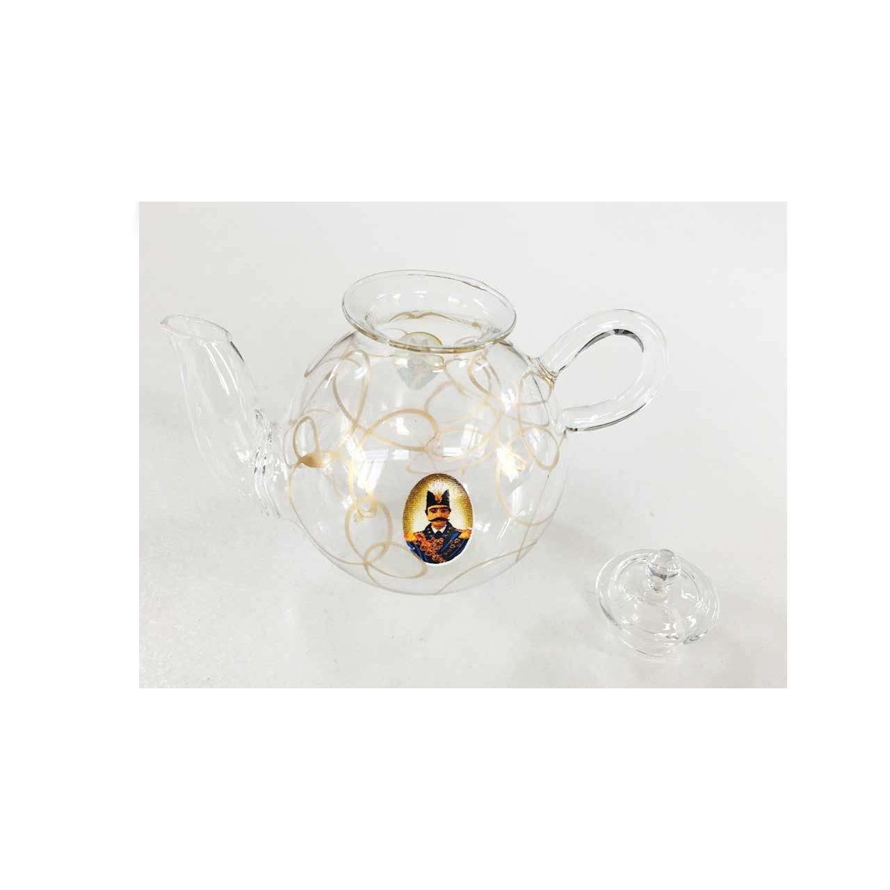 Saffraan Theepot Shah Abbasi – Glazen Infuser 100 ml