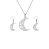 Zilveren Sieradenset Azr – Ketting & Oorbellen