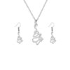 Zilveren Sieradenset Zohre – Ketting & Oorbellen