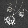 Zilveren Sieradenset Mahi – Ketting & Oorbellen