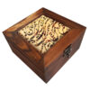 Houten geschenkdoos met Perzisch geïnspireerd patroon