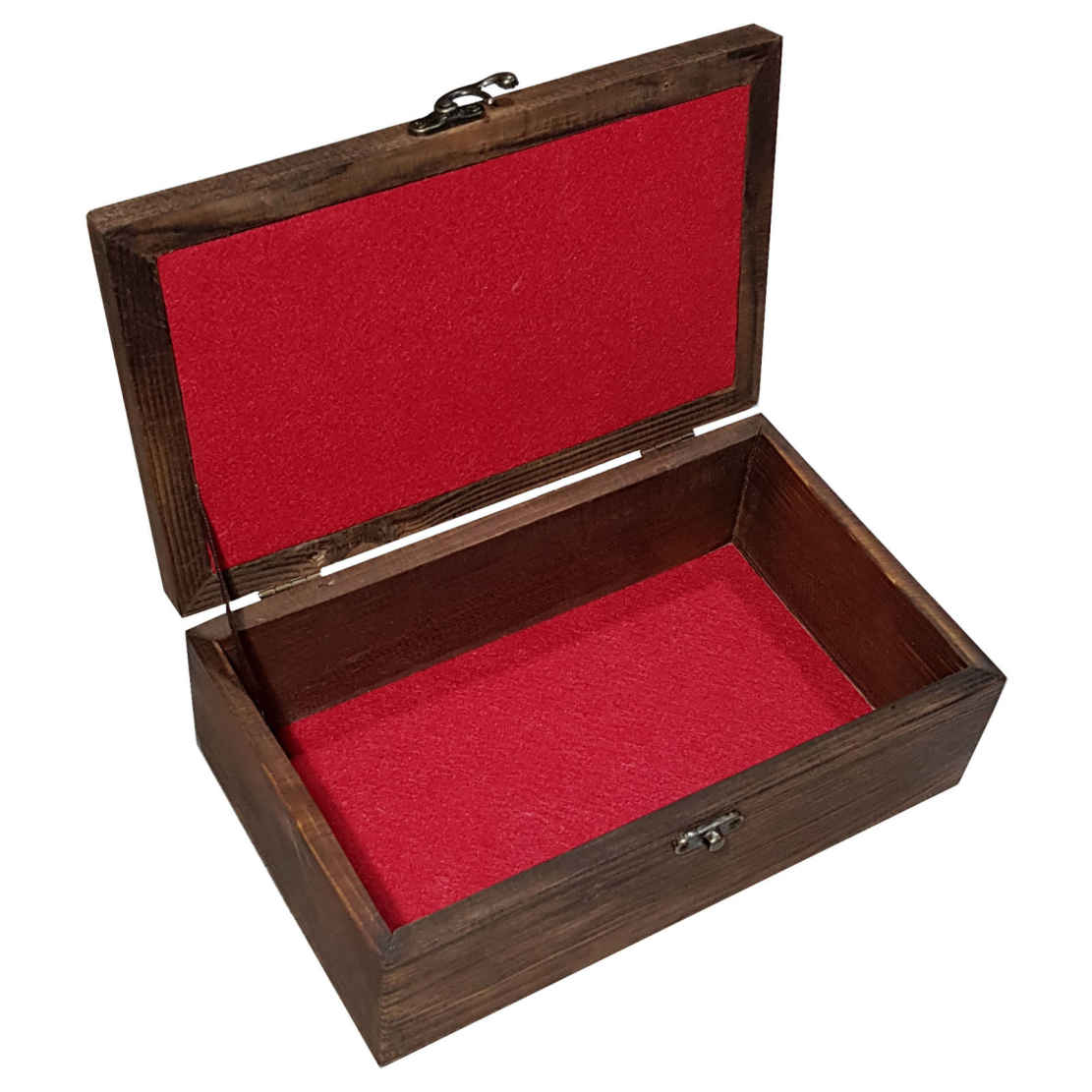 Houten geschenkdoos met Perzisch geïnspireerd tapijtpatroon