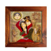 Houten geschenkdoos met Perzisch geïnspireerd Qajar-patroon