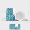 Perzische Keramische Koffiemok – Model Turquoise