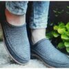 Giveh Schoenen – Perzisch Handgemaakt Schoeisel Grijs Klash Model