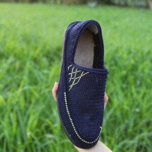Giveh Schoenen – Perzisch Handgemaakt Schoeisel Marineblauw Model
