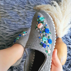 Giveh Schoenen – Perzisch Handgemaakt Schoeisel Bloemen Model