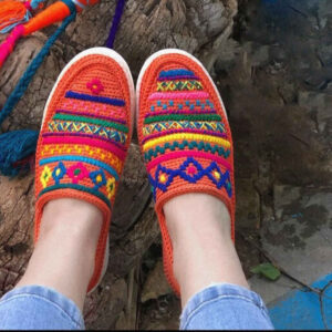 Giveh Schoenen – Perzisch Handgemaakt Schoeisel Oranje Model