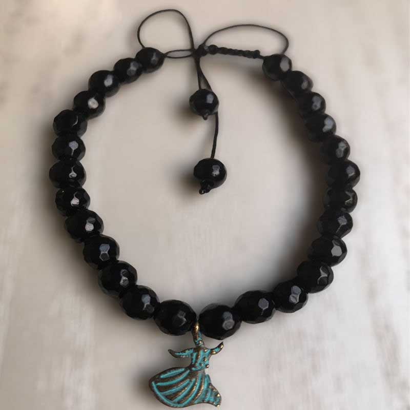 Perzische Kralenarmband – Sama Model Zwart