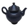 Decoratieve Perzische Aardewerken Theepot in Donkerblauw Model Sonati