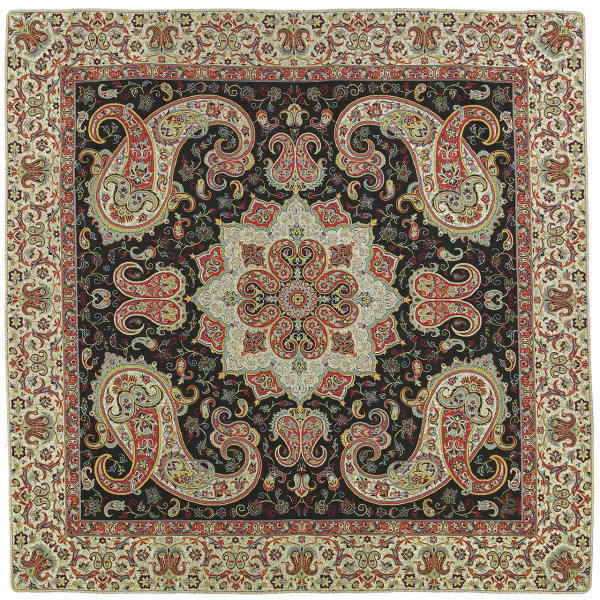 Termeh Tafelkleed Luxueus met Perzisch Paisley Patroon Diamant