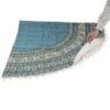 Perzisch Tafelkleed Isfahan Kalamkari — Rond Model — Handgemaakte Blokdruk Blauw