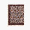 Perzisch Tafelkleed Isfahan Kalamkari — Model Qajar — Handgemaakte Blokdruk Rood