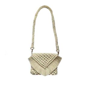 Macrame Schoudertas Luxe Handgemaakt Gehaakt Par