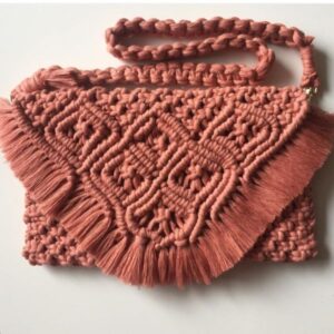 Macrame Clutch Handtas Boho Stijl – Model Gandom