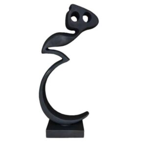 Perzische Hich Calligraphy Beeldje met Houten Basis G325