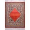 Handgeknoopt Perzisch Heriz Sahand Tapijt (Geometrische Ruit) - Rode Wol