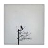 Decoratieve Perzische Keramische Tegel – Calligraphy Patroon: Abdul Qadir Bedil Gedicht