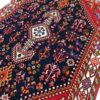 Handgeknoopt Perzisch Isfahan Tapijt (Tribaal Toranj Geometrisch Medaillon) - Rode Wol