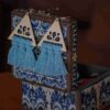 Macrame Tassel Oorbellen Model Driehoek