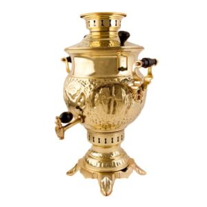 Perzische Messing Samovar Decoratieve Houtskool Theemaker 6-Liter