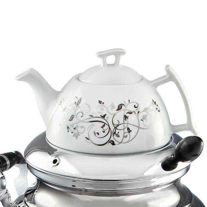 Perzische Gassamovar Theemaker met Theepot Golestan 7-Liter