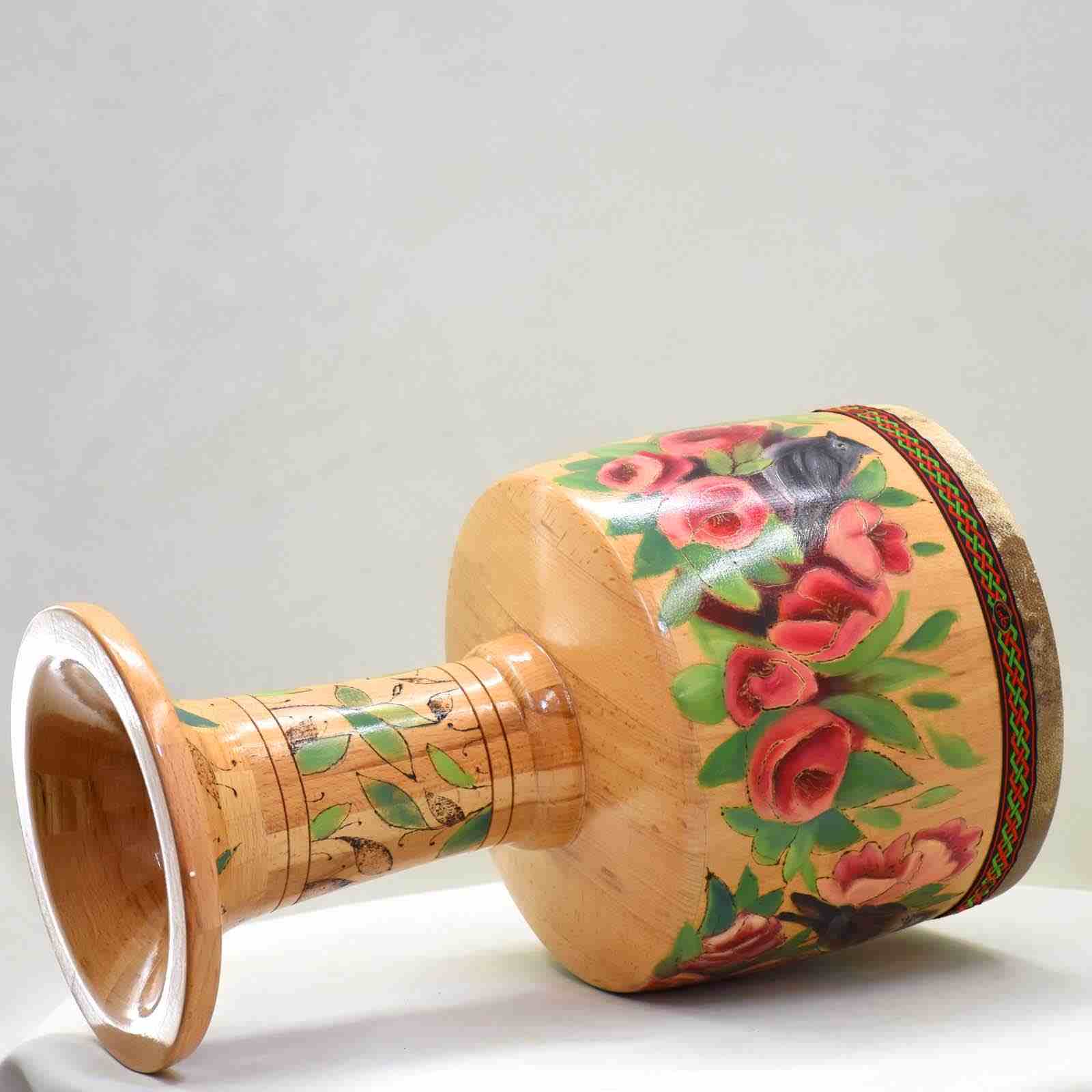 Perzische Tombak Drum – Helmi Grootte 26, Bloemenmodel