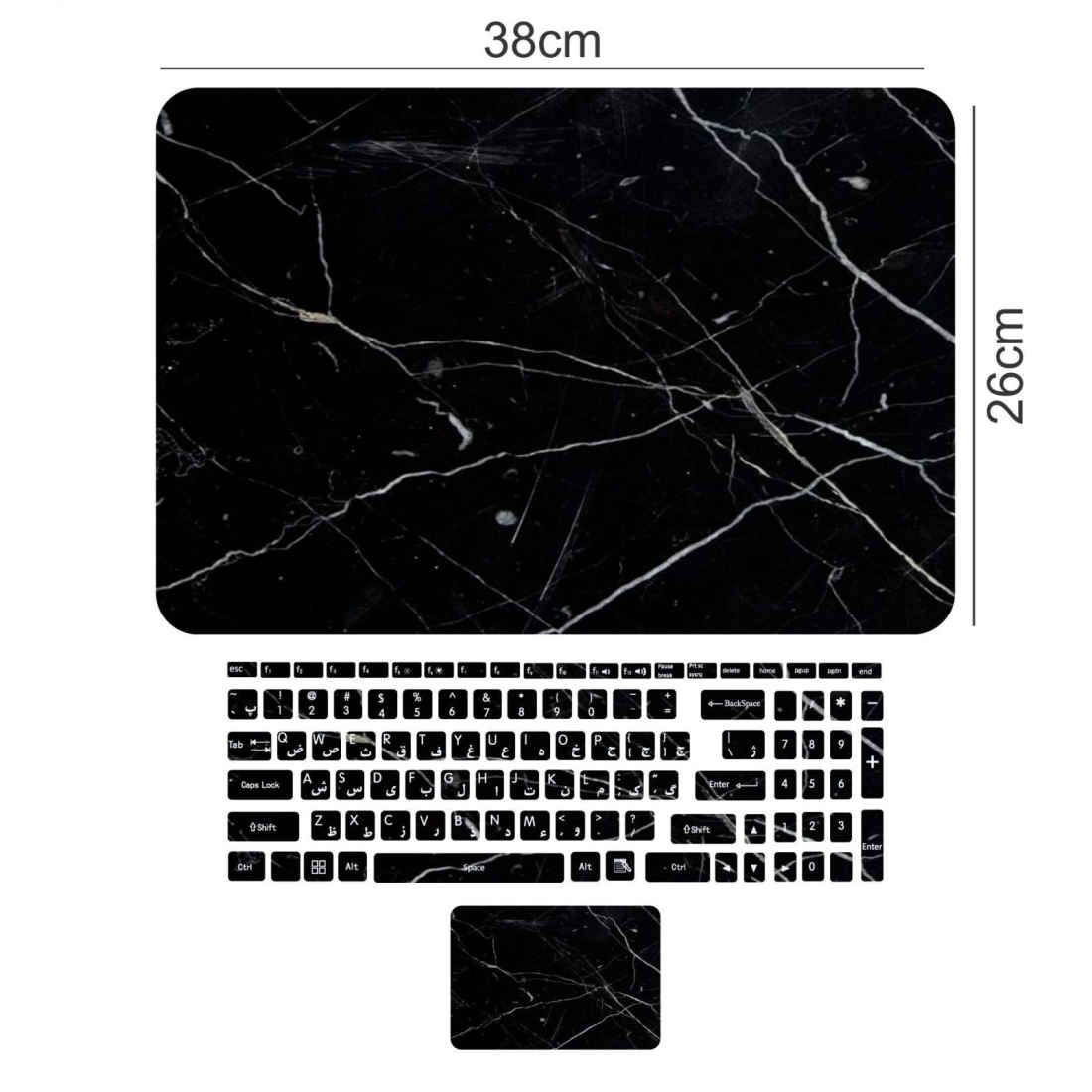 Laptop & Toetsenbord Stickers – Model Galaxy