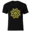 Perzisch Zwart Katoenen T-Shirt – Model Rond Hich – Kalligrafie