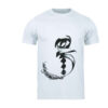 Perzische Katoenen Witte T-Shirt Model Hich — Uniek “Hich” Patroon, Perzische Calligraphy