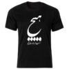 Iraanse Stijl Zwart T-Shirt Model Hich — Authentieke Perzische Calligraphy Art